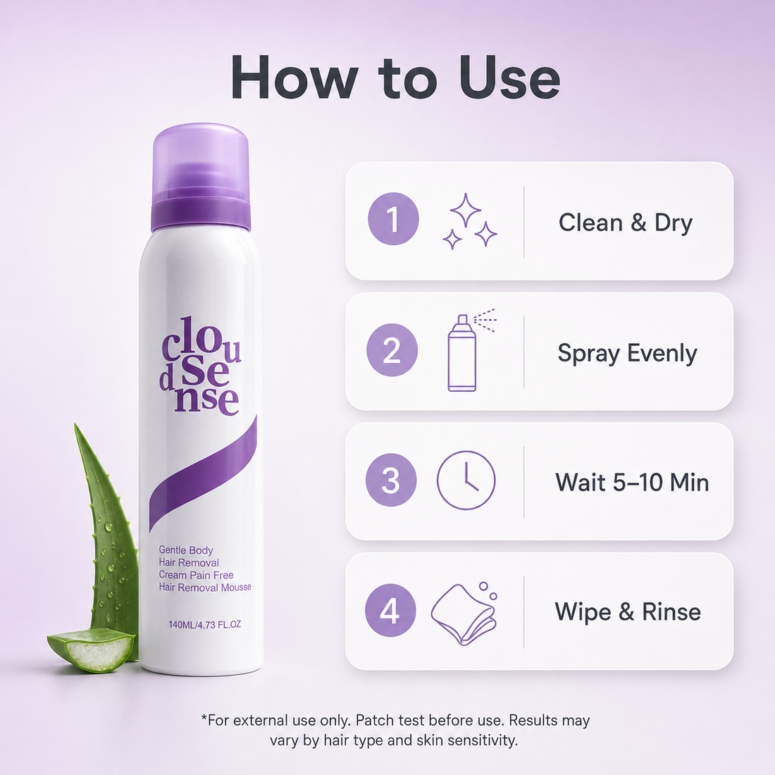 CloudSense™ Hair Removal Mousse